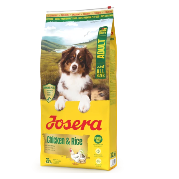 Сухий корм Josera Chicken and Rice (Geflugel-Menu) із птицею та рисом для всіх дорослих собак, 12,5 кг