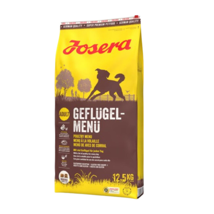 Josera Geflugel-Menu сухой корм для собак с домашней птицей 12,5 кг