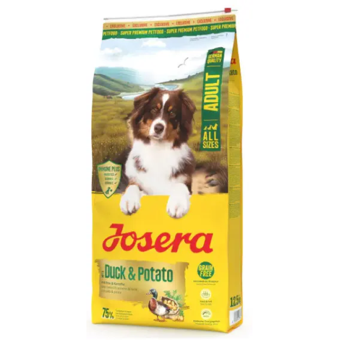 Josera Dog Duck & Potato Adult All Sizes (Ente & Kartoffel) без злаків для дорослих собак 12,5 кг
