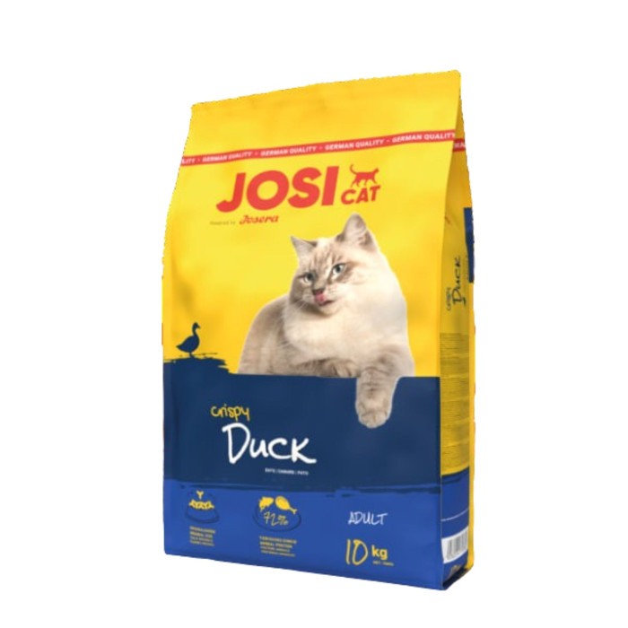 Сухой корм Josera JosiCat Crispy Duck 10 кг для взрослых котов и кошек с уткой