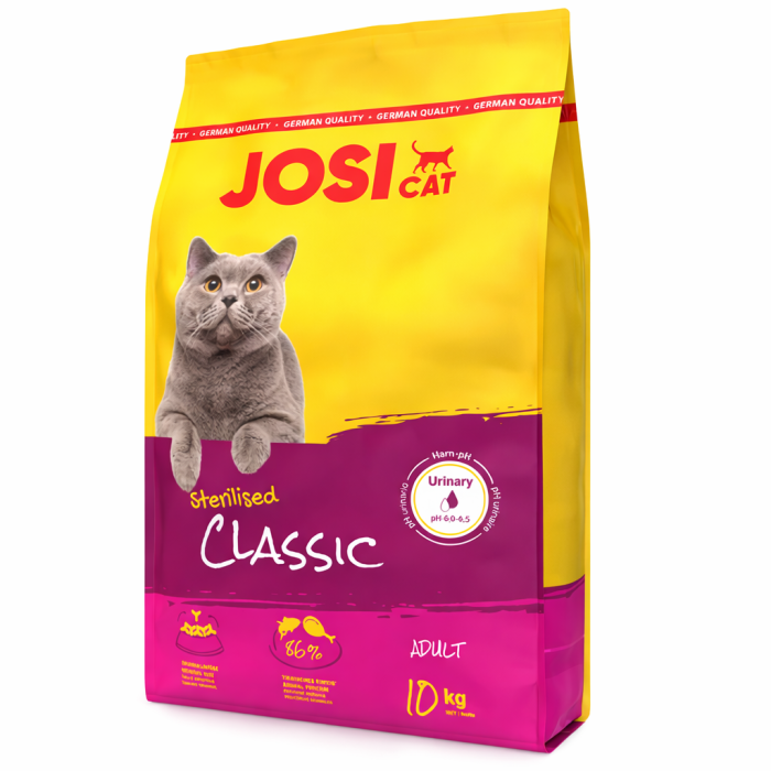 Сухой корм Josera JosiCat Sterilised Classic 10 кг для стерилизованных кошек и кастрированных котов