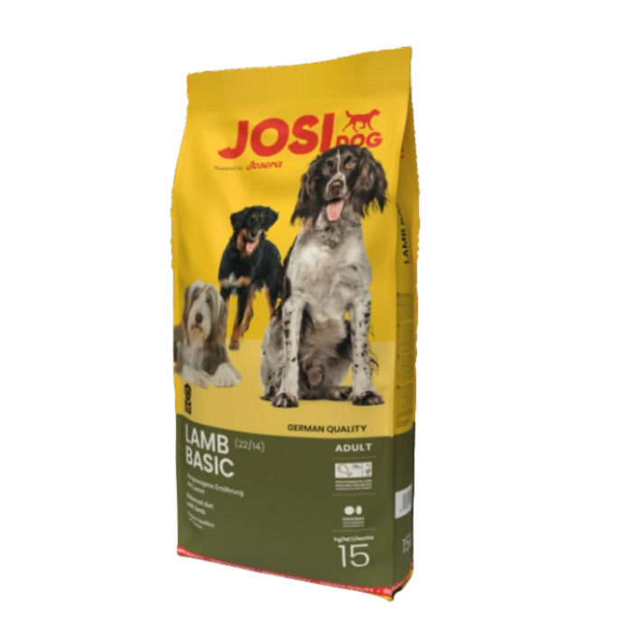 Josi Dog Lamb Basic - сухой корм с мясом ягненка для собак 15 кг