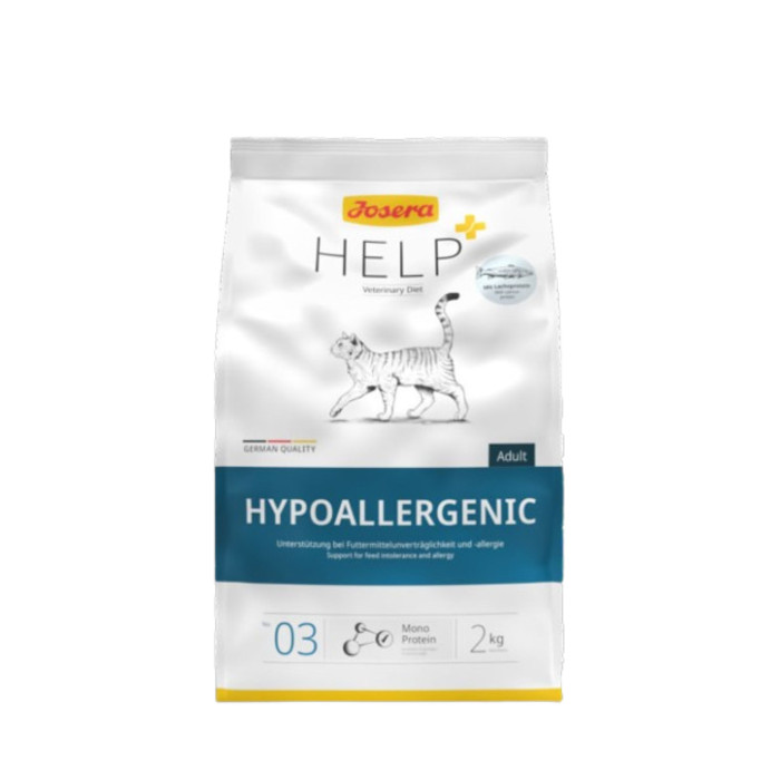 Josera Help Hypoallergenic Cat лечебный корм при пищевой непереносимости и аллергии 2 кг