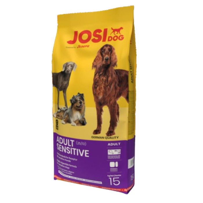 Josera JosiDog Adult Sensitive - Сухий корм для собак із чутливим травленням, 15 кг