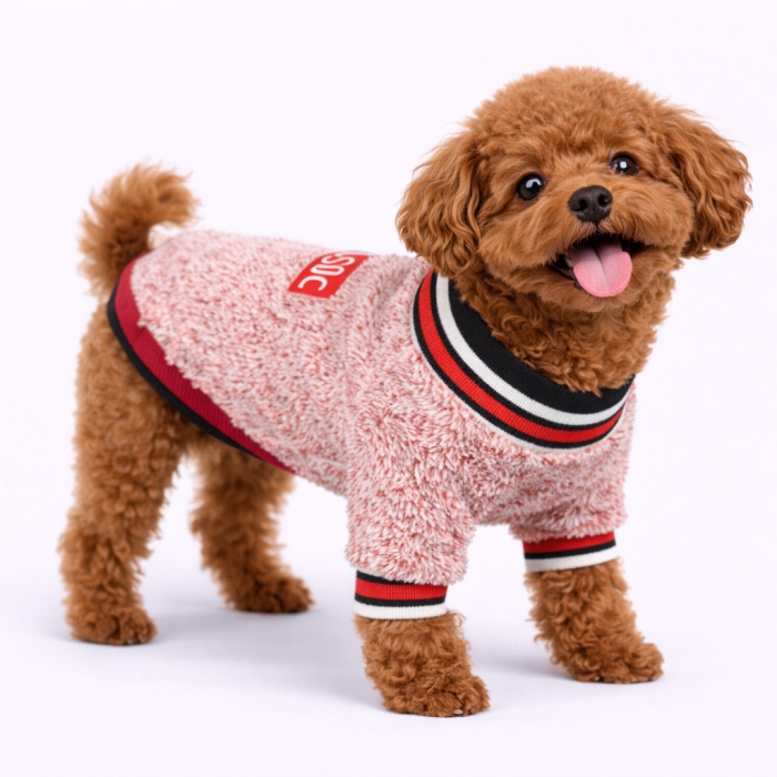 Осеннее-весенний свитер для собак "Classic", красный, размер S