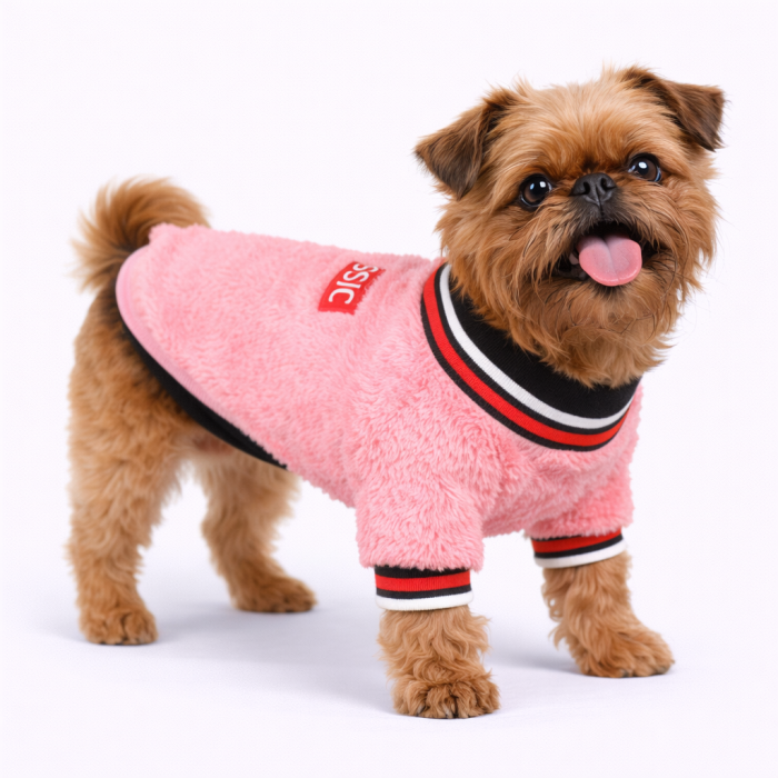 Осеннее-весенний свитер для собак "Classic", розовый, размер XS