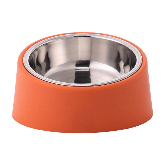 Миска для собак "Pet Style" із захистом, шиї, розмір 15,4*8,5 см. , помаранчева