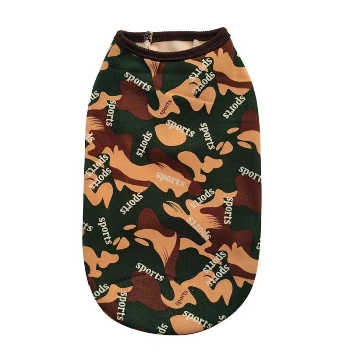 Утеплений камуфляжний пуловер для собак Pet Style Sport 3XL