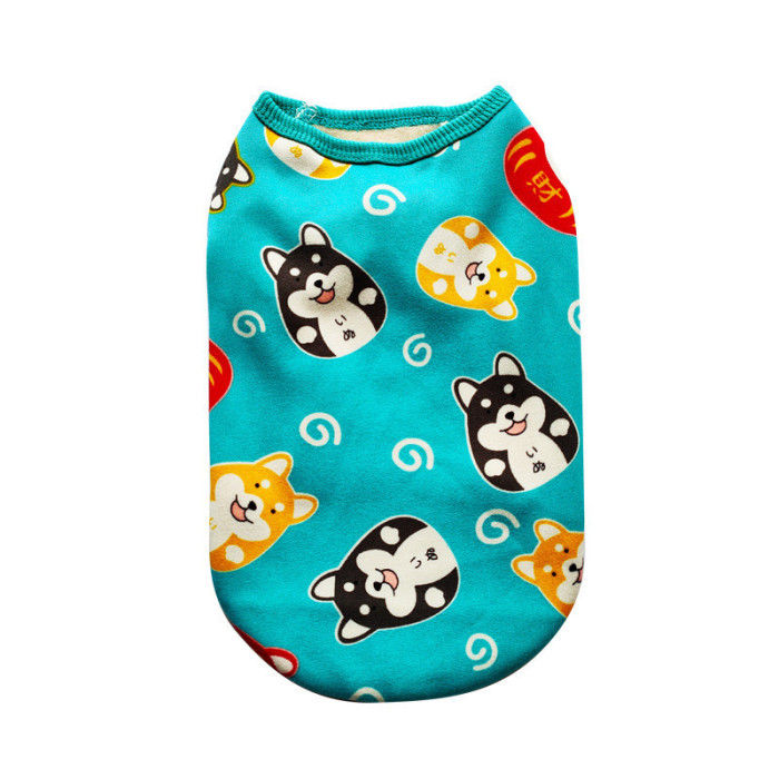 Пуловер для крупных пород собак Pet Style Хаски голубой на флисе 6XL