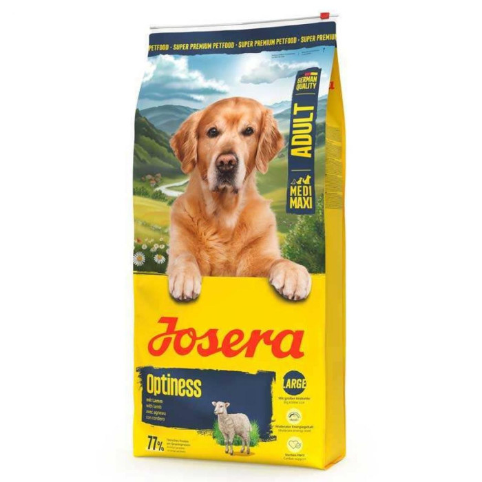 Сухий корм для собак josera Optiness Adult Medi/Maxi 12,5 кг Рецептура зі зменшеною кількістю білка