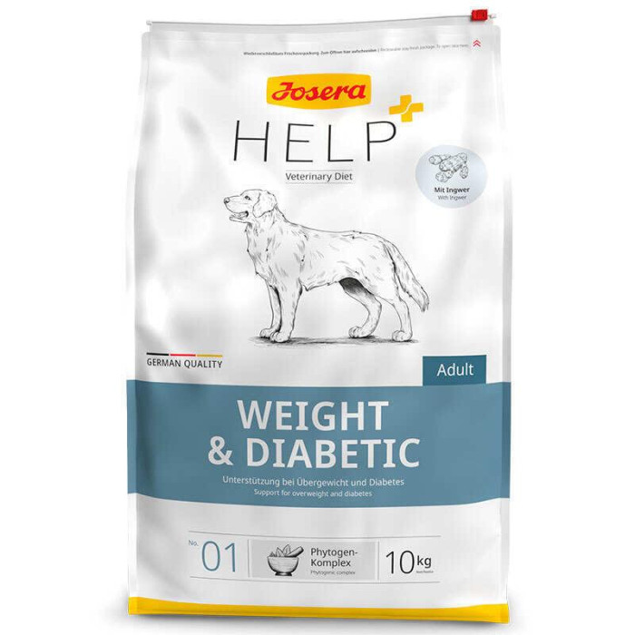 Josera Help Weight & Diabetic Dog Підтримка Поддержка при избыточном весе и диабете 10 кг