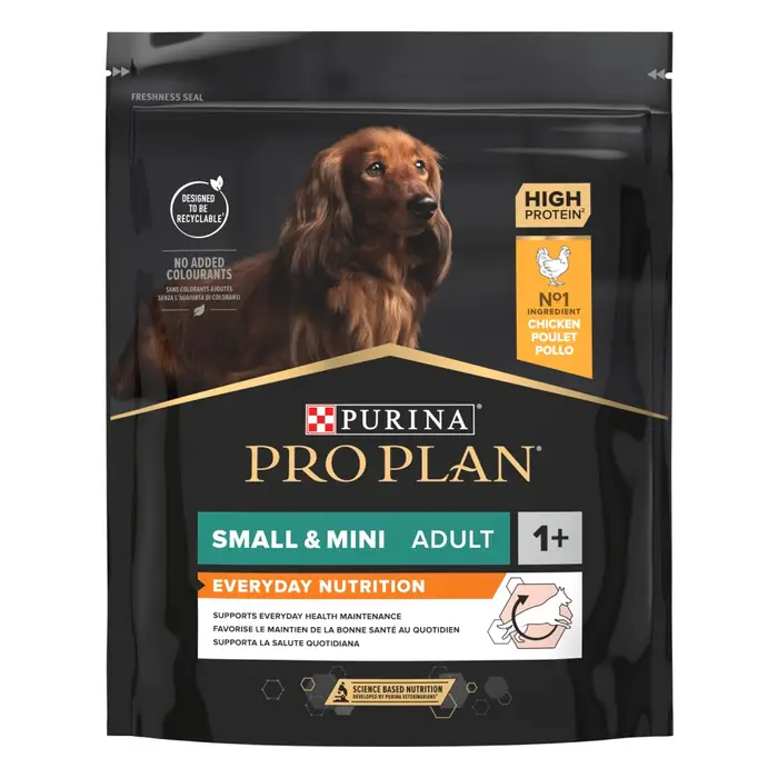 Сухой корм PRO PLAN Small&Mini Adult 1+ Everyday Nutrition для взрослых собак мелких пород, с курицей, 700 г