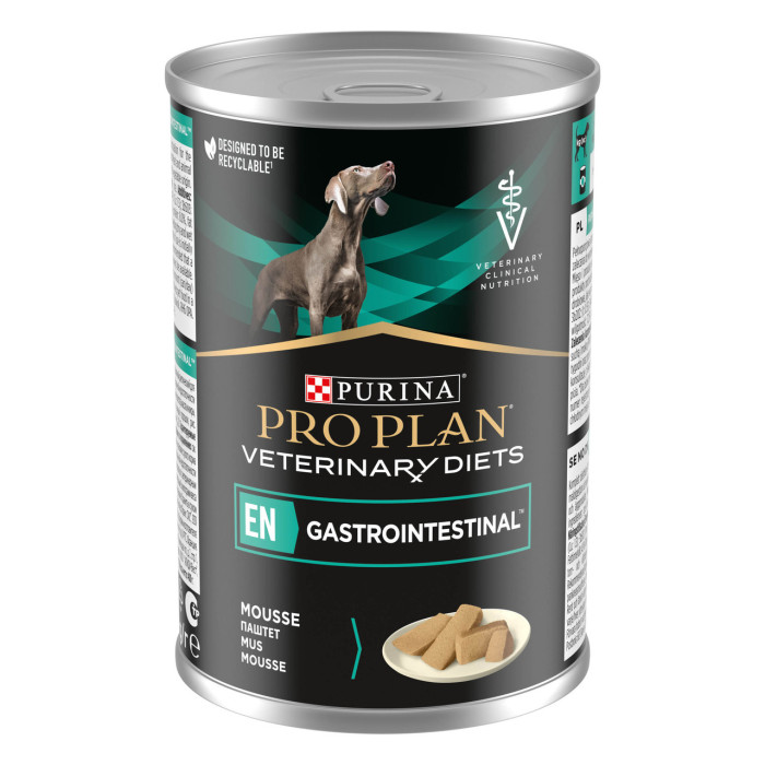 Блок (12 шт.) Вологий дієтичний корм PRO PLAN VETERINARY DIETS EN Gastrointestinal для дорослих собак для усунення розладів травлення, мус, 400 г