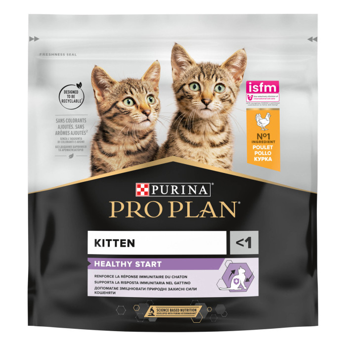 Сухий корм PRO PLAN Kitten <1 Healthy Start для кошенят, з куркою, 400 г