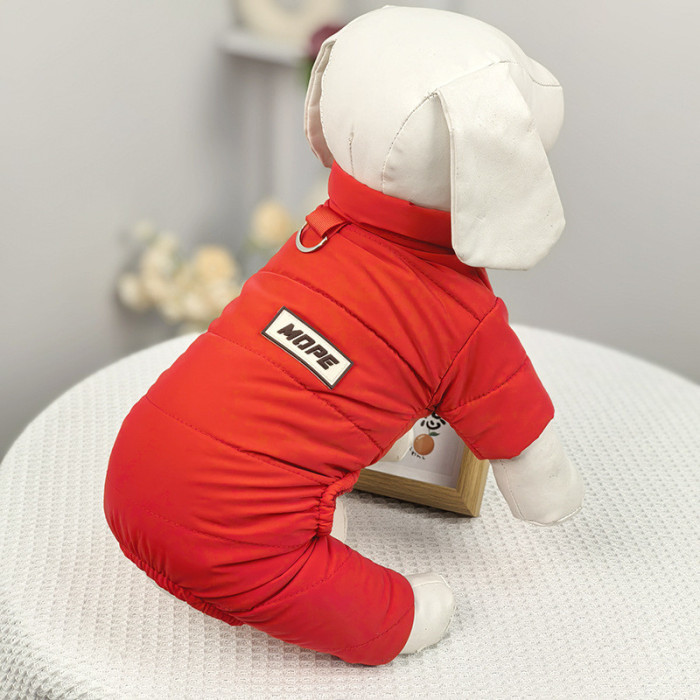 Зимовий комбінезон для котів Pet Style "More" Червоний L