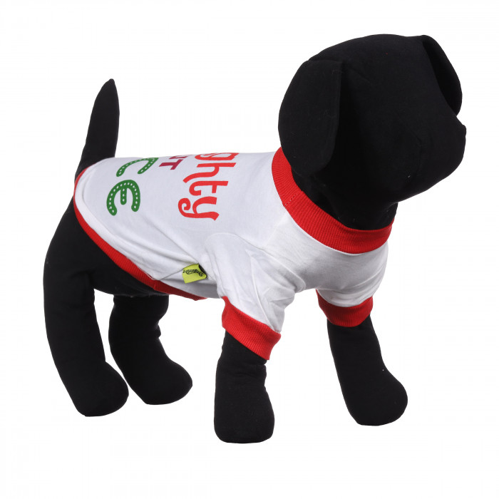 Демисезонный свитшот для собак "Принт", белый, размер S