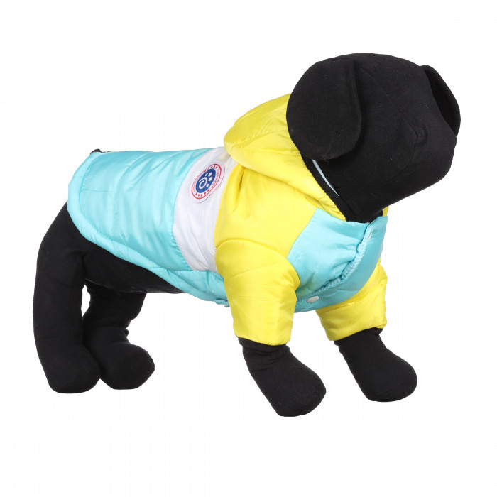 Куртка для собак вітрозахисна вологостійка Pet Style "Tagoon" Блакитна, розмір XL