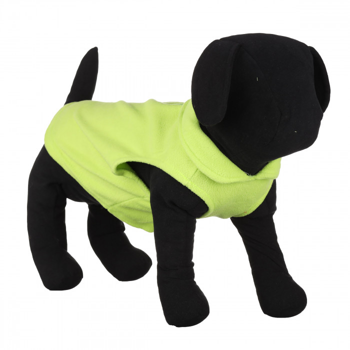 Осеннее-весенний жилет для собак с кольцом "Однотон", желтый, размер M