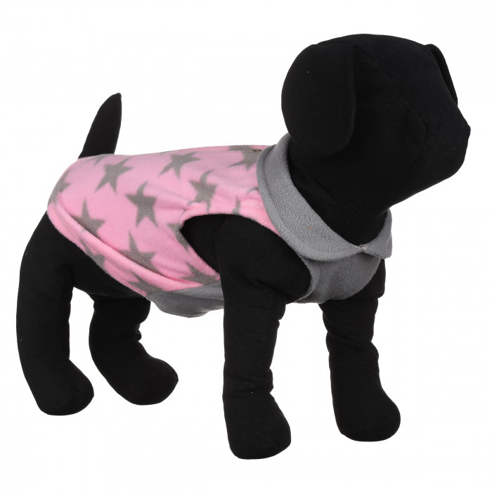 Осінньо-весняний жилет для собак з кільцем "Малюнок", зірки, розмір XL