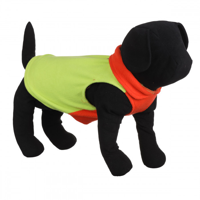 Осінньо-весняний жилет для собак з кільцем "Двоколірна", жовтий, розмір XL