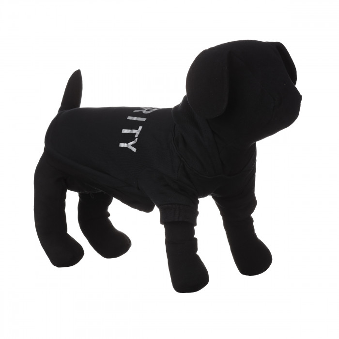Осіннє весняне тонке худі для собак "Security", чорне, розмір M
