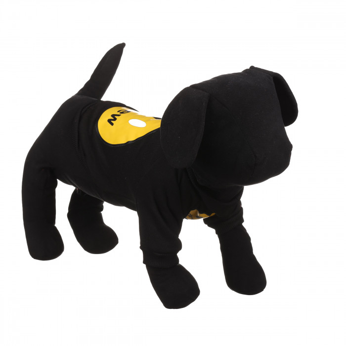 Осеннее-весенний свитшот для собак "Smile", черный, размер M