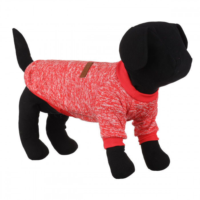 Осеннее-весенний джемпер для собак "Classic", красный 2, размер S