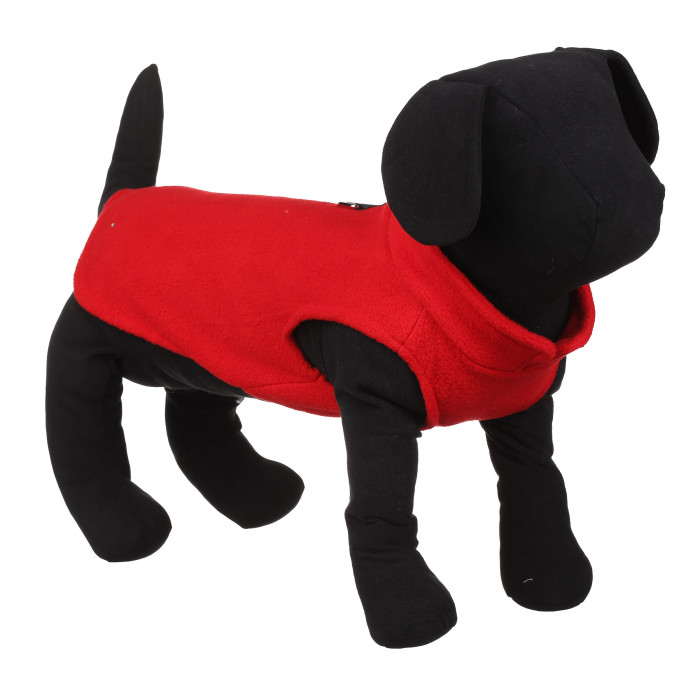 Демісезонна кофта для собак з кільцем для повідця, червона, розмір XL