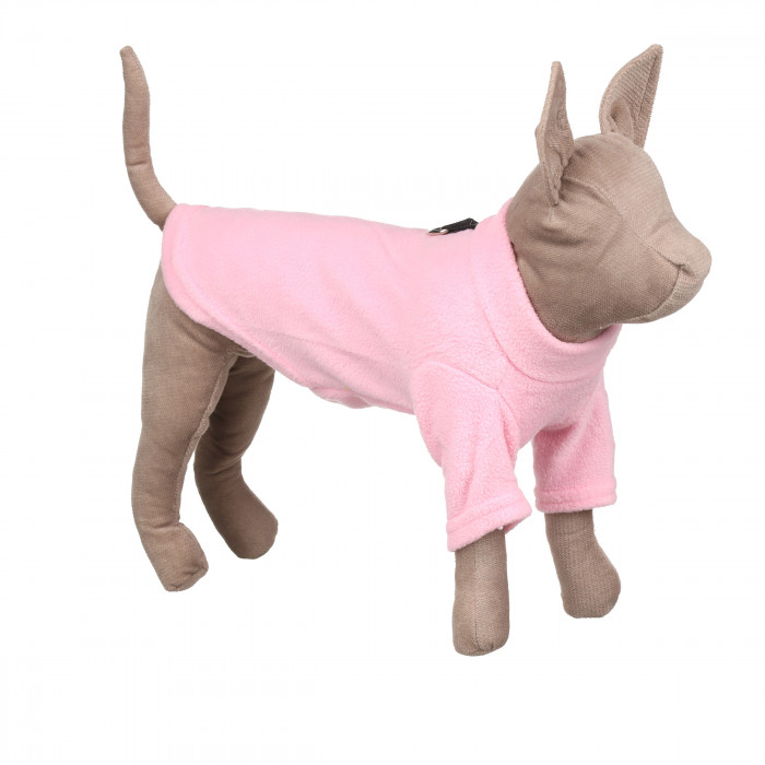 Демисезонная кофта для котов и кошек с кольцом для поводка, розовая, размер L