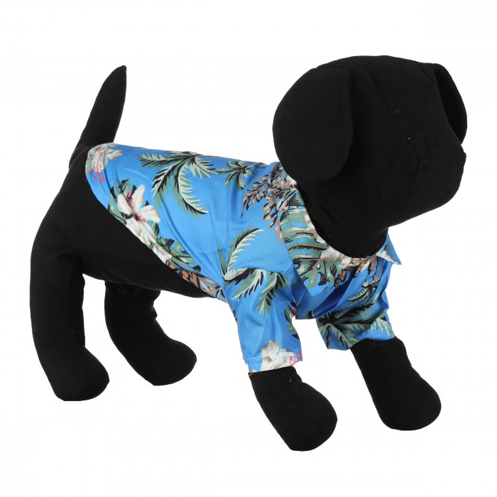 Літня гавайська сорочка для собак на море, блакитна, розмір 2XL