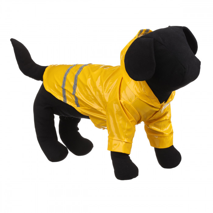 Осеннее-весенний комбинезон, дождевик для собак "Rain", желтый, размер M