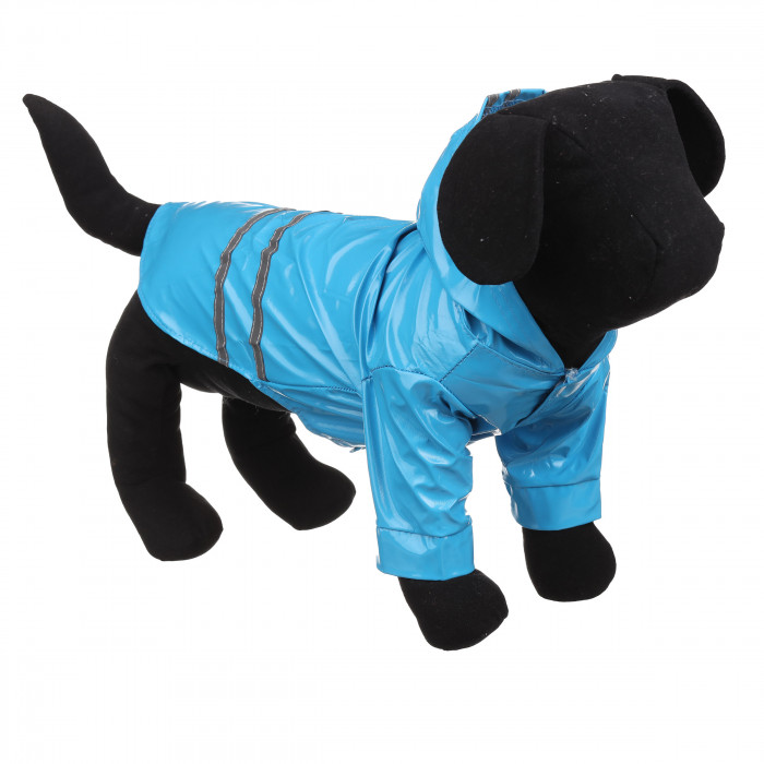 Осеннее-весенний комбинезон, дождевик для собак "Rain", синий, размер L