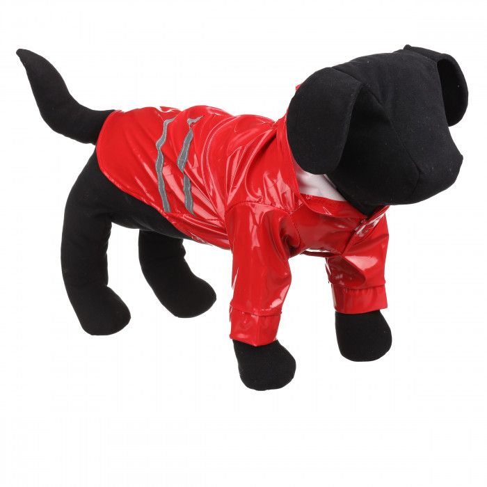 Осінньо-весняний комбінезон, дощовик для собак "Rain", червоний, розмір M
