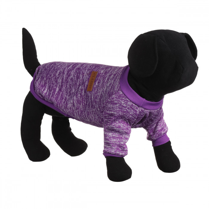 Осеннее-весенний джемпер для собак "Classic", фиолетовый, размер XL