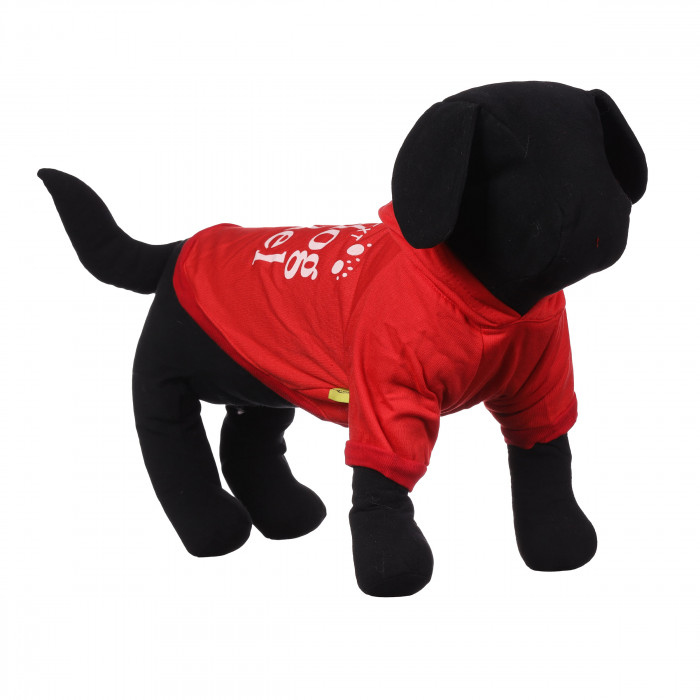 Осінньо-весняна толстовка для собак "Top Model", червона, розмір XS