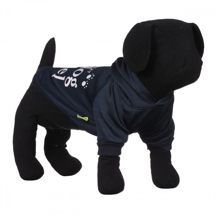 Осінньо-весняна толстовка для собак "Top Model", темно-синя, розмір XS