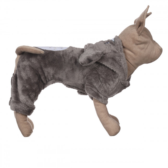 Демісезонний костюм комбінезон для котів та кішок Тоторо, сірий, розмір S