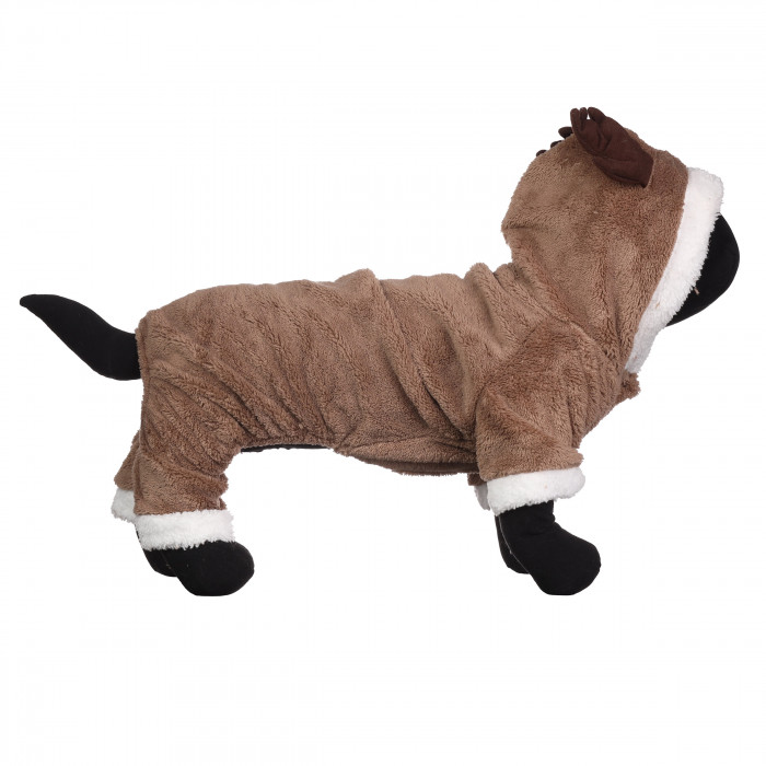 Демісезонний костюм комбінезон для котів та кішок Олень, коричневий, розмір 2XL