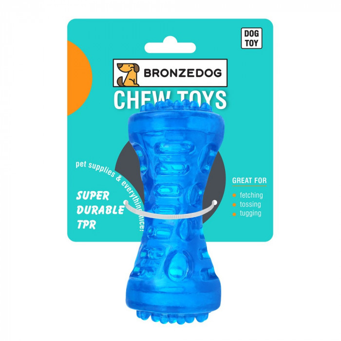 Игрушка для собак Bronzedog CHEW Звуковая гантель 5 х 13 см