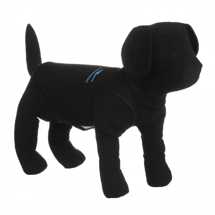 Літня сітчаста майка для собак і котів "Ercedog", чорна, розмір S