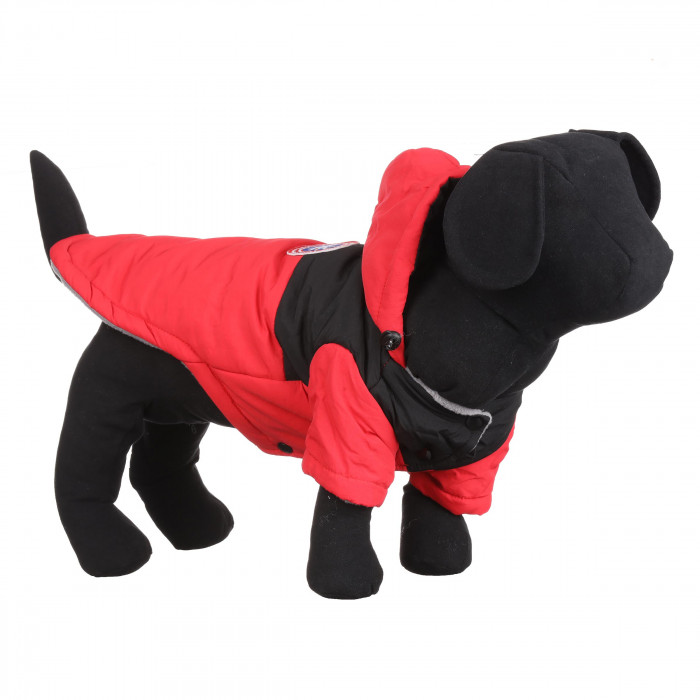 Зимняя водонепроницаемая курточка для собак "DaDaGouPet", красная, размер XL