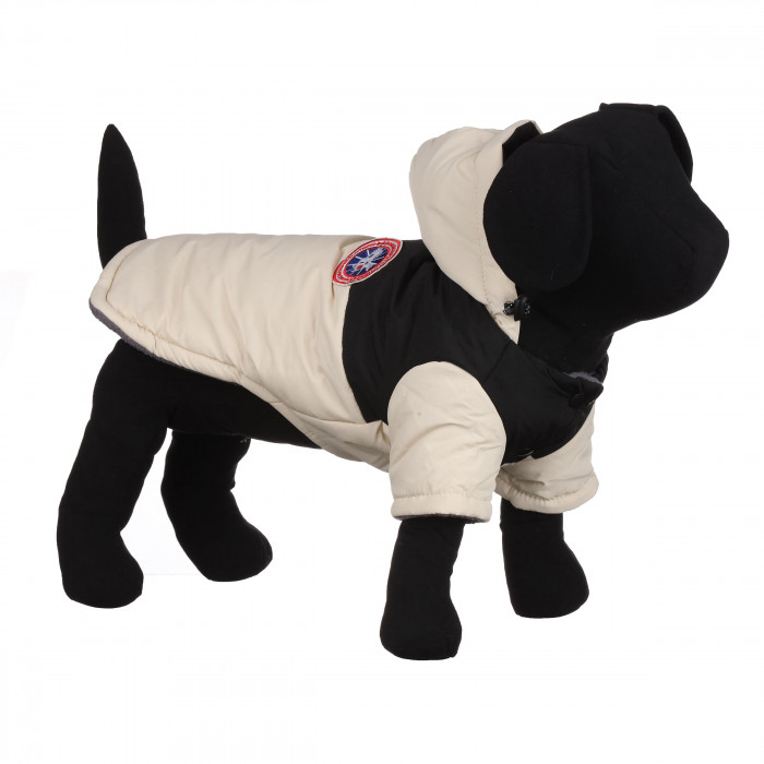 Зимова водонепроникна курточка для собак "DaDaGouPet", біла, розмір L