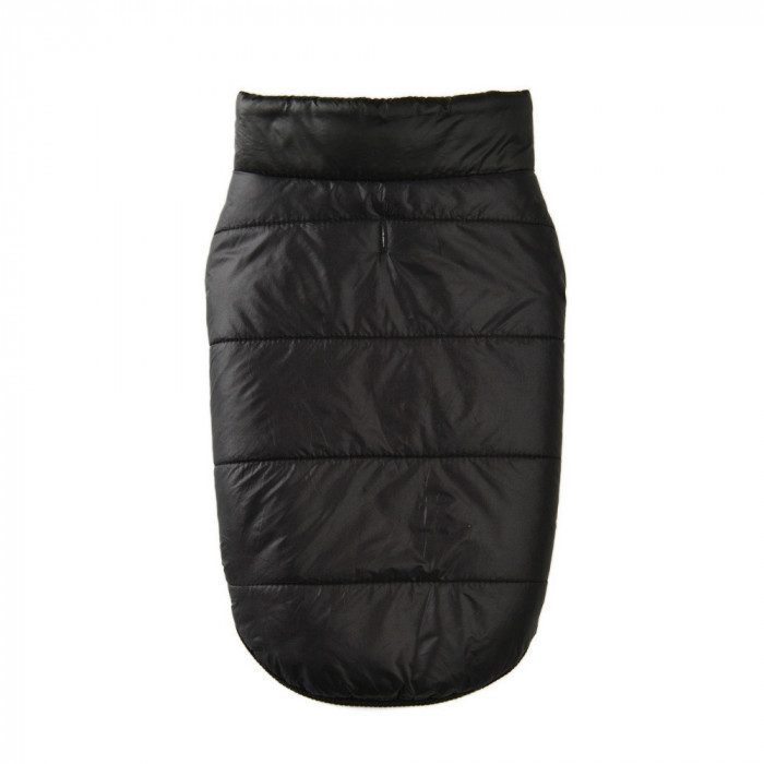 Зимняя теплая жилетка для собак на синтепоне "Vest", черная, размер XL