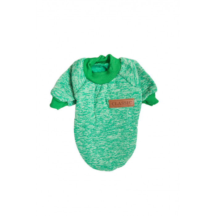 Осінньо-весняний джемпер для котів та кішок "Classic", салатовий, розмір XS