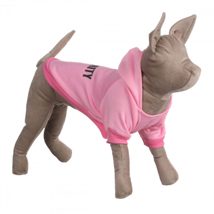 Весняне тонке подовжене худі для котів та кішок "Security", рожеве, розмір S