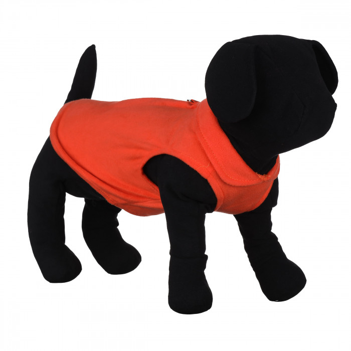 Осінньо-весняний жилет для собак з кільцем "Однотон", помаранчевий, розмір XS