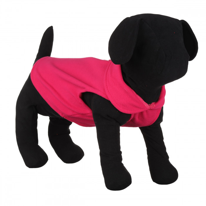 Осінньо-весняний жилет для собак з кільцем "Однотон", рожевий, розмір XS