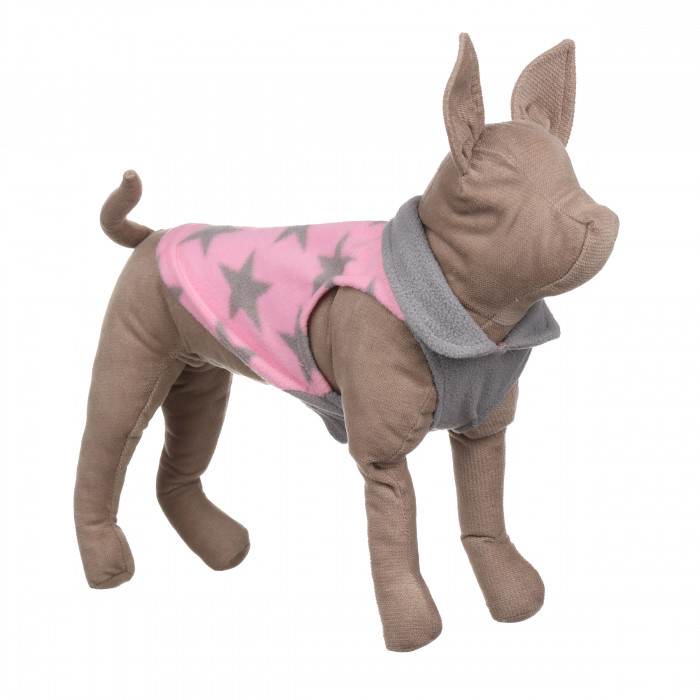 Осінньо-весняний жилет для котів та кішок з кільцем "Малюнок", зірки, розмір XS