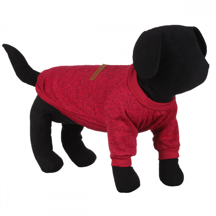 Осеннее-весенний джемпер для собак "Classic", красный, размер XS