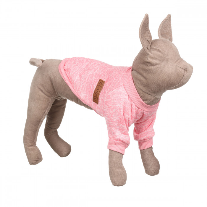 Осінньо-весняний джемпер для котів та кішок "Classic", рожевий, розмір XS